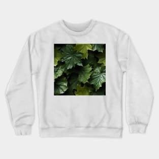 Green Leaves Pattern 21 Crewneck Sweatshirt